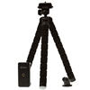 Comzon Flexible Foam Grip Mini Tripod for Phones, GoPro Video, DSL Cameras, & more - Black