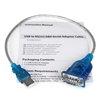 WholesaleCables.com Startech ICUSB232V2 1 Port USB to RS232 DB9 Serial Adapter Cable