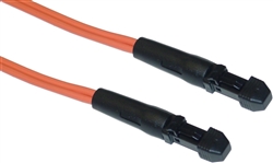 MJMJ-11101 - 1 Meter Multimode, Duplex Fiber Optic Cable, 62.5/125