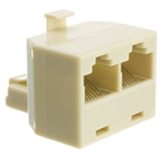 PA-8P8C-ST Phone Splitter (Straight) RJ45 8P8C Male to 2 RJ45 8P8C Female