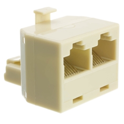 PA-8P8C-ST Phone Splitter (Straight) RJ45 8P8C Male to 2 RJ45 8P8C Female