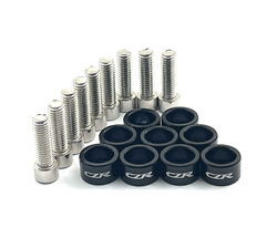 Engine Exhaust Header Cup Bolts Washer Kit