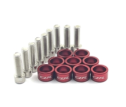 Engine Exhaust Header Cup Bolts Washer Kit
