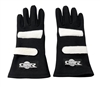 Fire Retardant Racing Gloves Black Large
