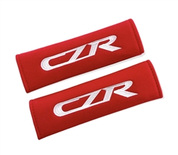 Seat Belt Pads Red