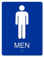 ADA Men's Restroom Sign - 6X8"