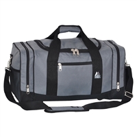 #020-DARK GRAY Wholesale 20-inch Duffel Bag - Case of 20 Duffel Bags
