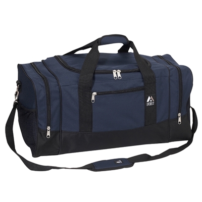 #020-NAVY Wholesale 20-inch Duffel Bag - Case of 20 Duffel Bags