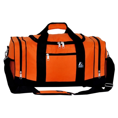 #020-ORANGE Wholesale 20-inch Duffel Bag - Case of 20 Duffel Bags