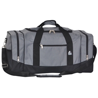 #025-DARK GRAY Wholesale 25-inch Duffel Bag - Case of 20 Duffel Bags