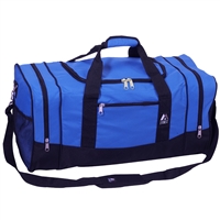 #025-ROYAL BLUE Wholesale 25-inch Duffel Bag - Case of 20 Duffel Bags