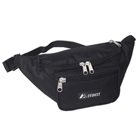 #044XLD-BLACK Wholesale Waist Pack - Large - Case of 50 Waist Packs