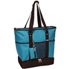 #1002DLX-TURQUOISE Wholesale Deluxe Sporting Tote Bag - Case of 30 Tote Bags