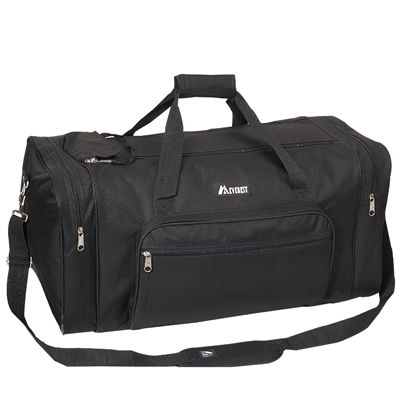 #1005MD-BLACK Wholesale 25-inch Duffel Bag - Case of 20 Duffel Bags
