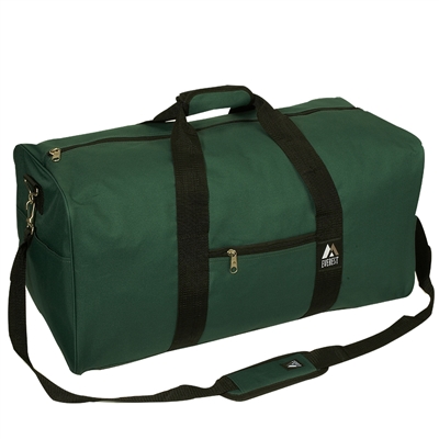 #1008MD-GREEN Wholesale 24-inch Duffel Bag - Case of 30 Duffel Bags
