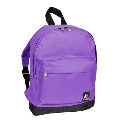 #10452-DARK PURPLE Wholesale Mini Kids Backpack - Case of 30 Backpacks