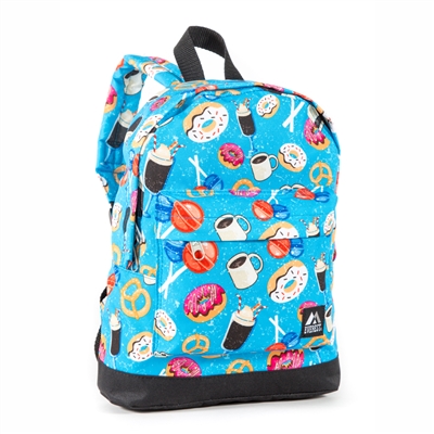 #10452P-DONUTS Wholesale Mini Kids Backpack - Case of 30 Backpacks