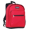 #1045BP-RED Wholesale Backpack with Side Mesh Pocket - Case of 30 Backpacks