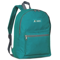 #1045K-DARK TEAL Wholesale Basic Backpack - Case of 30 Backpacks