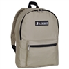 #1045K-KHAKI Wholesale Basic Backpack - Case of 30 Backpacks