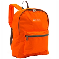 #1045K-TANGERINE Wholesale Basic Backpack - Case of 30 Backpacks