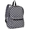 #1045KP-SQUARES Wholesale Basic Pattern Backpack - Case of 30 Backpacks