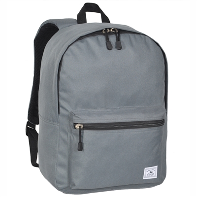 #1045LT-DARK GRAY Wholesale Laptop Backpack - Case of 30 Backpacks