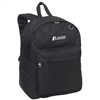 #2045CR-BLACK Wholesale Classic Backpack - Case of 30 Backpacks