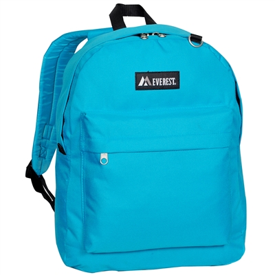 #2045CR-TURQUOISE Wholesale Classic Backpack - Case of 30 Backpacks