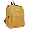 #2045CR-GOLD YELLOW Wholesale Classic Backpack - Case of 30 Backpacks
