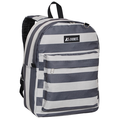 #2045P-STRIPES Wholesale Classic Pattern Backpack - Case of 30 Backpacks