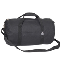 #20P-BLACK Wholesale 20-inch Round Duffel Bag - Case of 40 Duffel Bags