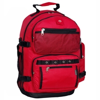 #3045R-RED Wholesale Oversized Deluxe Backpack - Case of 20 Backpacks