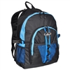 #3045W-ROYAL BLUE/BLUE/BLACK Wholesale Large Storage Backpack - Case of 30 Backpacks