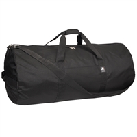 #36P-BLACK Wholesale 36-inch Round Duffel Bag - Case of 20 Duffel Bags