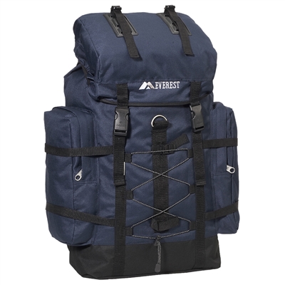 #8045D-NAVY Wholesale Hiking Backpack - Case of 10 Hiking Backpacks