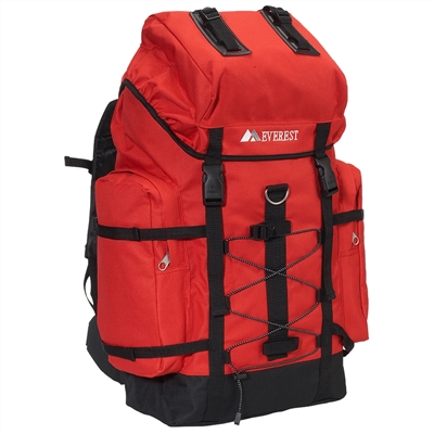 #8045D-RED Wholesale Hiking Backpack - Case of 10 Hiking Backpacks