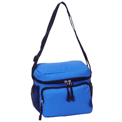 #CB6-ROYAL BLUE Wholesale Cooler / Lunch Bag - Case of 20 Lunch Bags