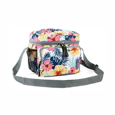 #CB6P-TROPICAL Wholesale Cooler / Lunch Pattern Bag - Case of 20 Lunch Bags