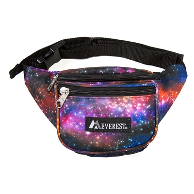 #P044KD-GALAXY Wholesale Pattern Waist Pack - Standard - Case of 50 Waist Packs