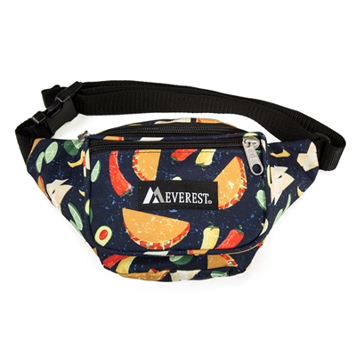 #P044KD-TACOS Wholesale Pattern Waist Pack - Standard - Case of 50 Waist Packs