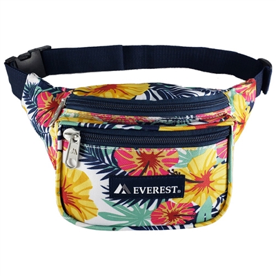 #P044KD-TROPICAL Wholesale Pattern Waist Pack - Standard - Case of 50 Waist Packs