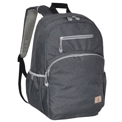 #R5045LT-CHARCOAL Wholesale Laptop Backpack - Case of 20 Backpacks