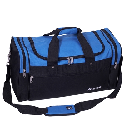 #S219-ROYAL BLUE Wholesale 22-inch Sports Duffel Bag - Case of 20 Duffel Bags