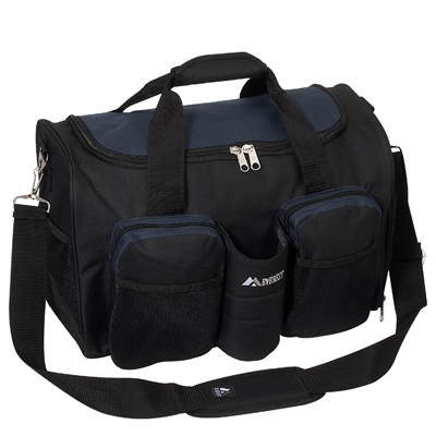 #S223-NAVY Wholesale 18-inch Gym Bag with Wet Pocket - Case of 20 Gym Bags