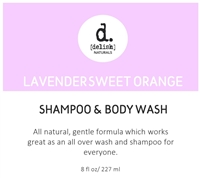 Shampoo & Body Wash - Lavender Sweet Orange