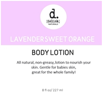 Body Lotion - Lavender Sweet Orange 8oz