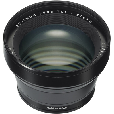 FUJIFILM TCL-X100 II Tele Conversion Lens (Black) 40582