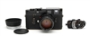 (SOLD) Very Rare Black Paint Leica M3 Camera Body, 50mm f1.4 Summilux Lens, MR Meter