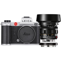 Leica SL2 Mirrorless Camera with Noctilux-M 50mm f/1.2 Lens and M-Adapter (Silver)